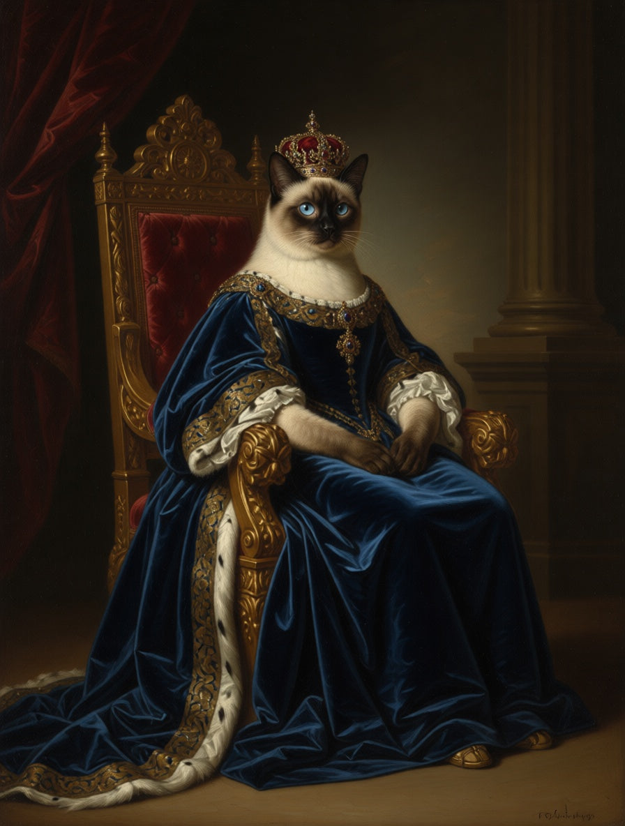 Husky as The Queen