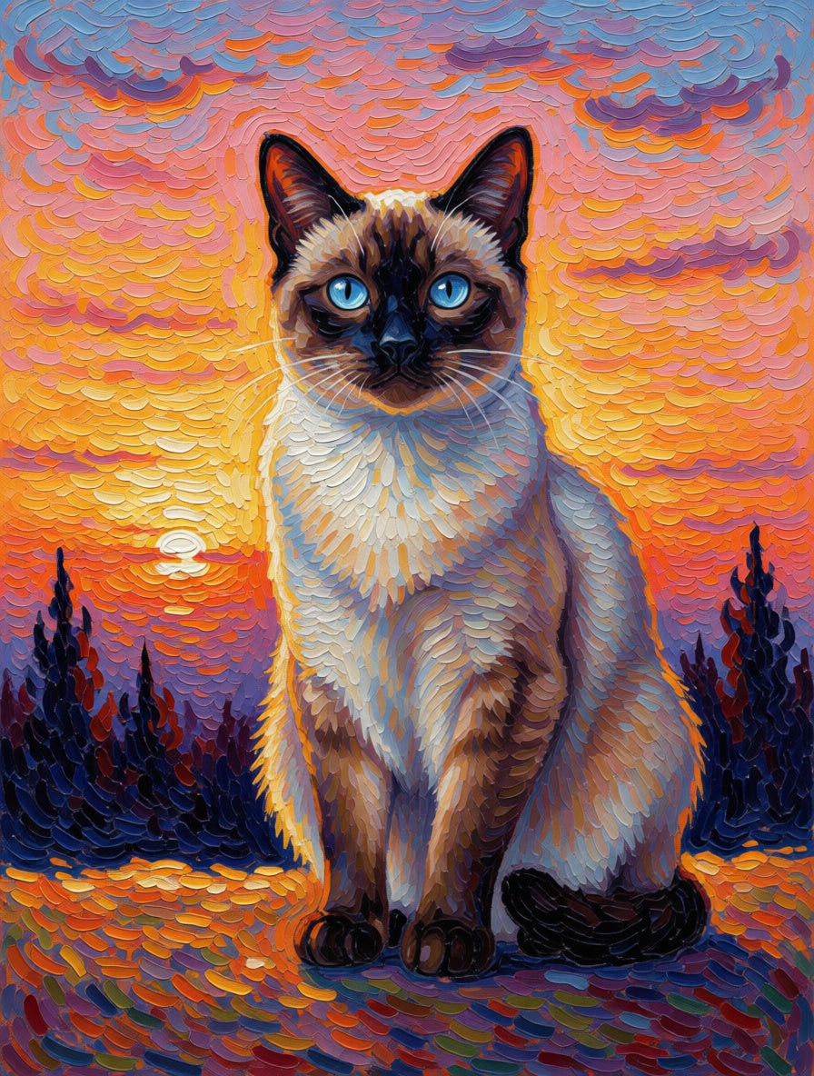 Pug as Sunset